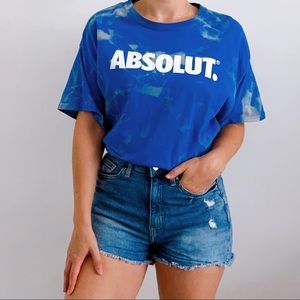 Absolut Vodka Bleach Dyed T-shirt